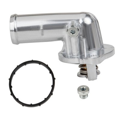 Aluminum Engine Coolant Thermostat Housing Assembly Compatible with White 
