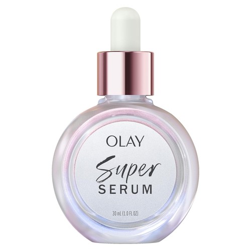 Olay Super Serum 1oz – Vitamin C E Niacinamide AHA Collagen Peptide Face Care - Picture 1 of 10