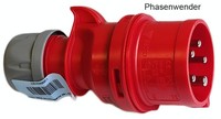 PCE CEE 32A Phasenwender 5-Pol. 7025-6 Stecker 400V