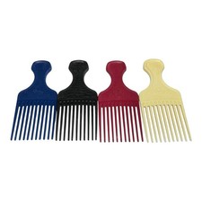 Vintage Goody Plastic Crocodile Textured Hair Pick Comb Lift Lot Of 4 90 s 6.5
