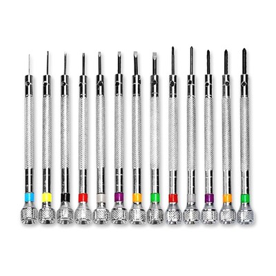 0.6-2.0mm Screwdrivers Set Professional Slotted for Cross Screwdriver Kit Watchm