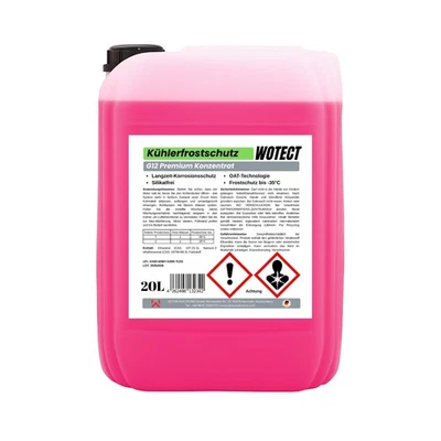 Kühlerfrostschutz G12 Kühlmittel Antifreeze -35 °C 5L 10L 15L 20L Konzentrat - Bild 1 von 4