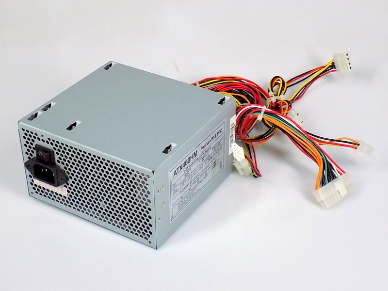 460 Watt Rhombutech ATX460HM ATX 460W Netzteil Power Supply PSU 24-Pin SATA 460W