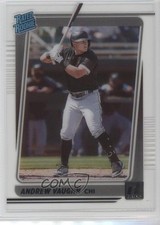 2021 Panini Chronicles Clearly Donruss Rated Rookies Andrew Vaughn #18 00gy