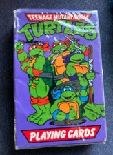 Vintage 1990 Teenage Mutant Ninja Turtles TMNT Playing Card Deck New Sealed