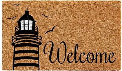 oway Mills 102491729 Lighthouse Wele Doormat