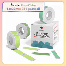 Phomemo 3 Rotoli Q30 Adesivo Bianco Etichetta Adesiva Di Carta Impermeabile Bian