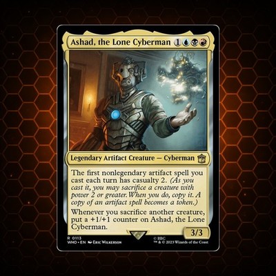 MTG - Ashad, the Lone Cyberman/Ashad, einsamer Cyberman - WHO - Deutsch - EX