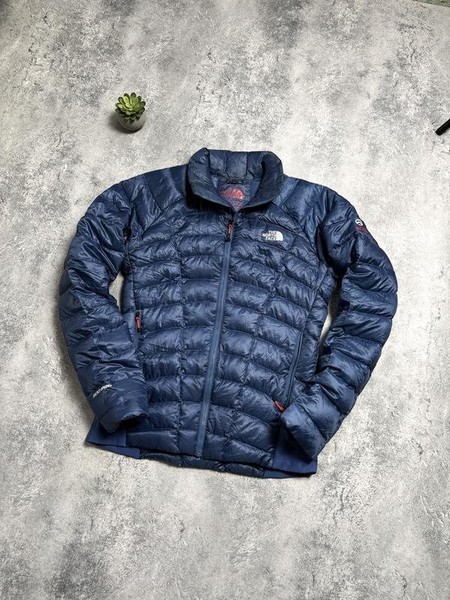 Women The North Face Jacket Navy S #5TF1