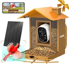 Osoeri Bird Feeder with Camera, Camera Bird Feeder for Outside, Sol... Fast Ship
