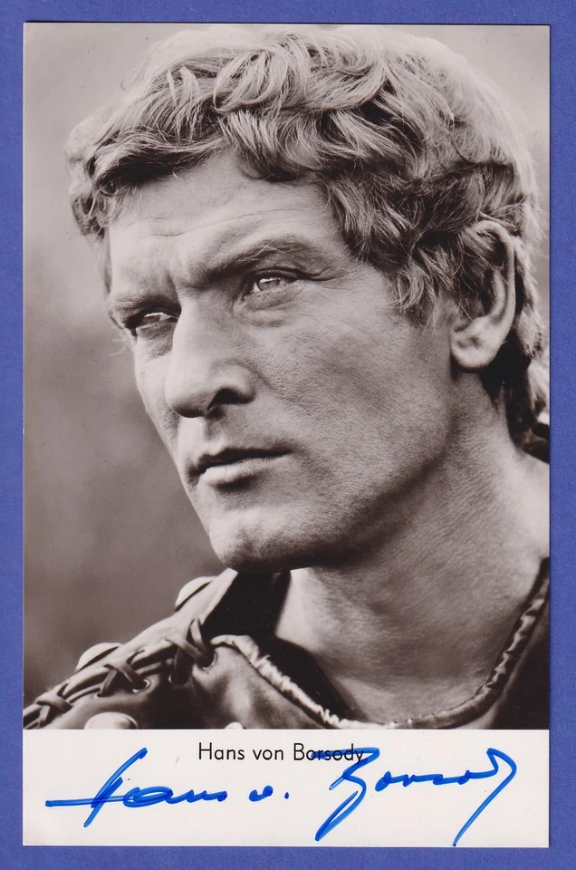 Hans von Borsody Original-Autogramm 60er Jahre - Bild 1 von 1
