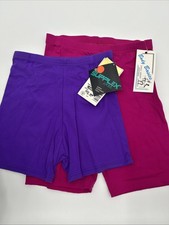 2 Vintage Body Wrappers Shorts Dance Bike Medium