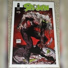 1 Spawn 216 casi nuevo MX Todd McFarlane 20 aniversario impresión baja 2012 variante extranjera