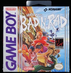 Skate or Die Bad 'N Rad Game Boy Nintendo 1990 Sealed Graded PSA 9.0 A+ New