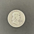 1953 D FRANKLIN HALF DOLLAR UNGRADED - CIRCULATED - 90% SILVER