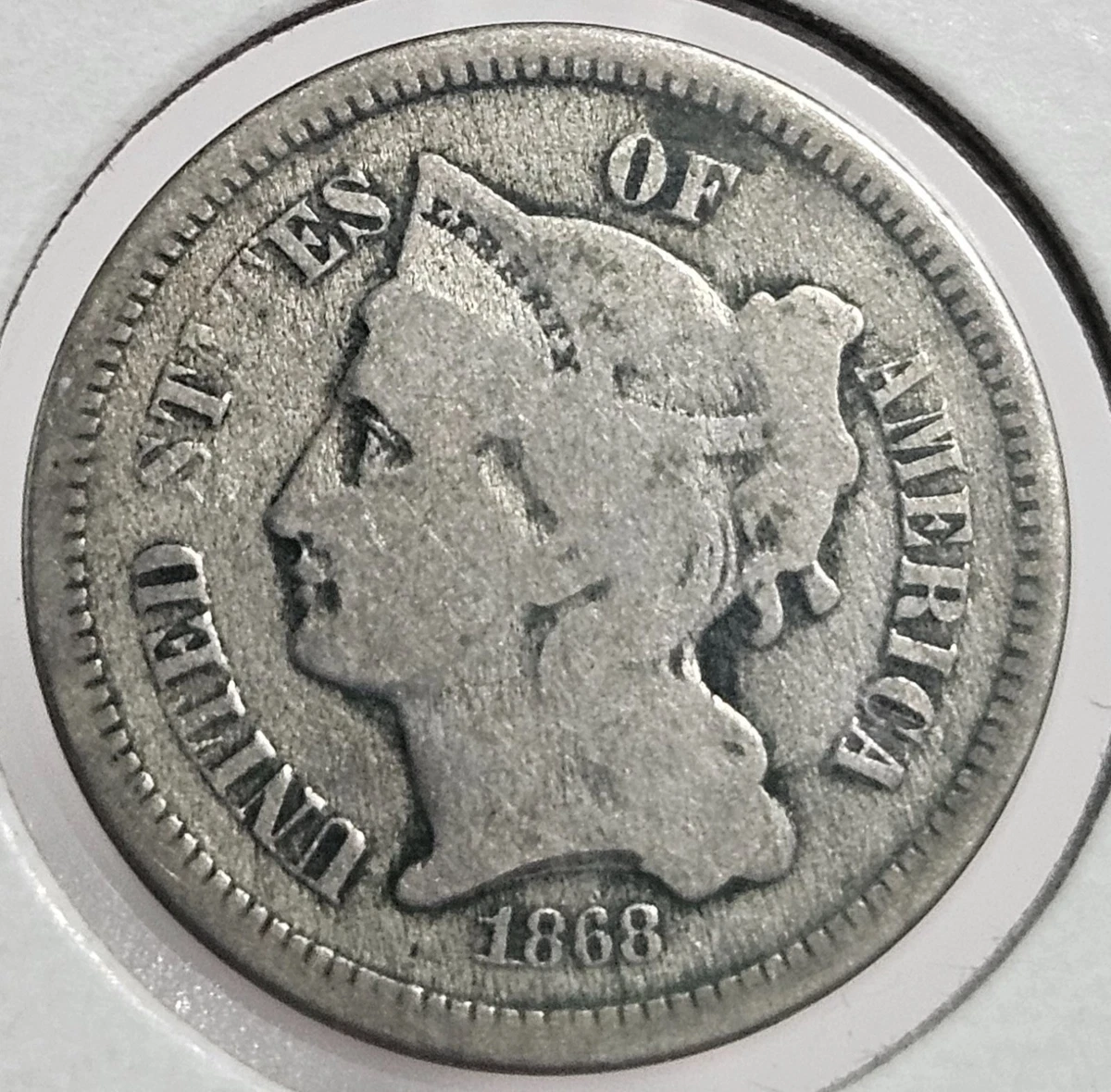 1868 Year US Three Cent Nickels for sale | eBay