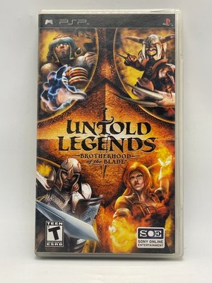 Untold Legends Brotherhood of the Blade Sony (PSP 2005) Complete w/ Manual