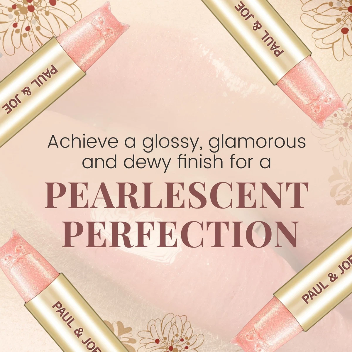Paul & Joe Pearl Lipstick Refill 402, Light Pink, Glossy Finish Champagne