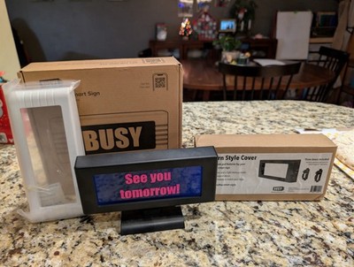 BusyBox D Smart Sign for Home Office, Cubicle, Studio Podcast Compatible