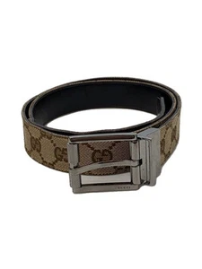 Ceinture GUCCI marron homme s'est détériorée dans le trou Occasion