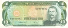 Dominican Republic 10 Pesos Oro ND (1978-1988) P119c VF (Series C/Z) 3