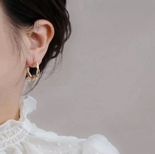 Trendige Creolen im koreanischen Stil   Gedre...