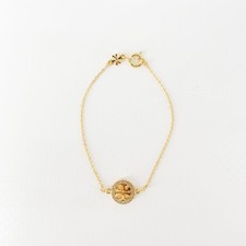 Tory Burch Miller Pave Chain Bracelet Gold OS