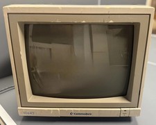 Commodore 1084S-P Color CRT Monitor Vintage W...