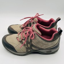 Chaco Hiking Walking Trail Comfort Shoes Supportive Brown Red Grippy Womens Sz 6