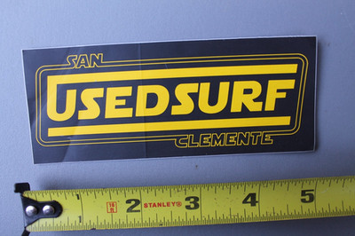 Used Surf Surfboards San Clemente Sci-Fi (Damaged) V2B Vintage Surfing STICKER