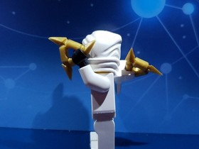 LEGO NINJAGO The Golden Weapons Minifigure Zane DX njo0018 Ice Dragon 2260