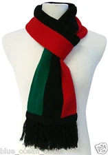 WINTER WARM KNIT Scarf RASTA JAMAICAN JAMAICA PAN AFRICAN ETHIOPIA FLAG REGGAE