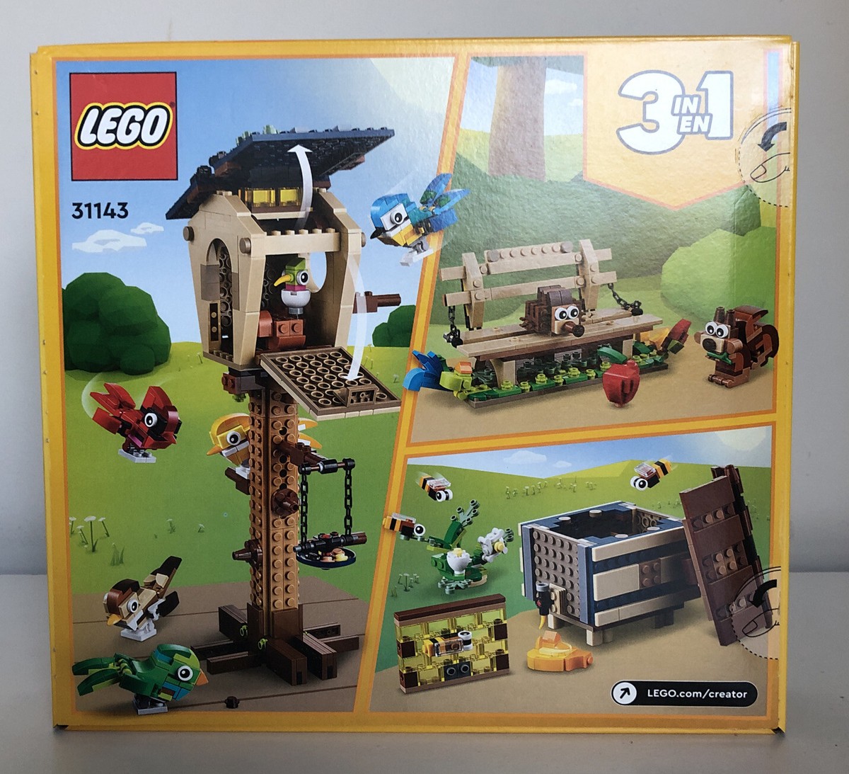 LEGO 31143 Creator 3 in 1 Birdhouse 476pcs New 673419379328| eBay