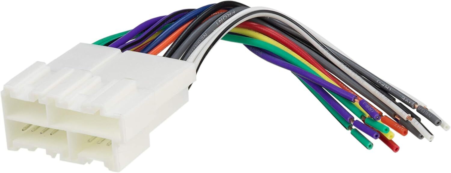 Scosche GM02B Compatible with Select 1986-05 GM Mini Power/Speaker WHITE