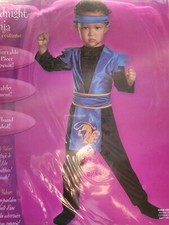 Children's Halloween Costume Midnight Ninja Size 4-6