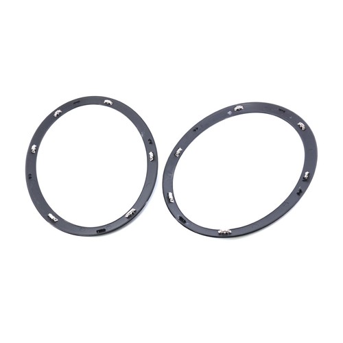 L + R Scheinwerfer Abdeckung Zierring Schwarz für MINI Cooper S F55 F56 F57 - Bild 8 von 9