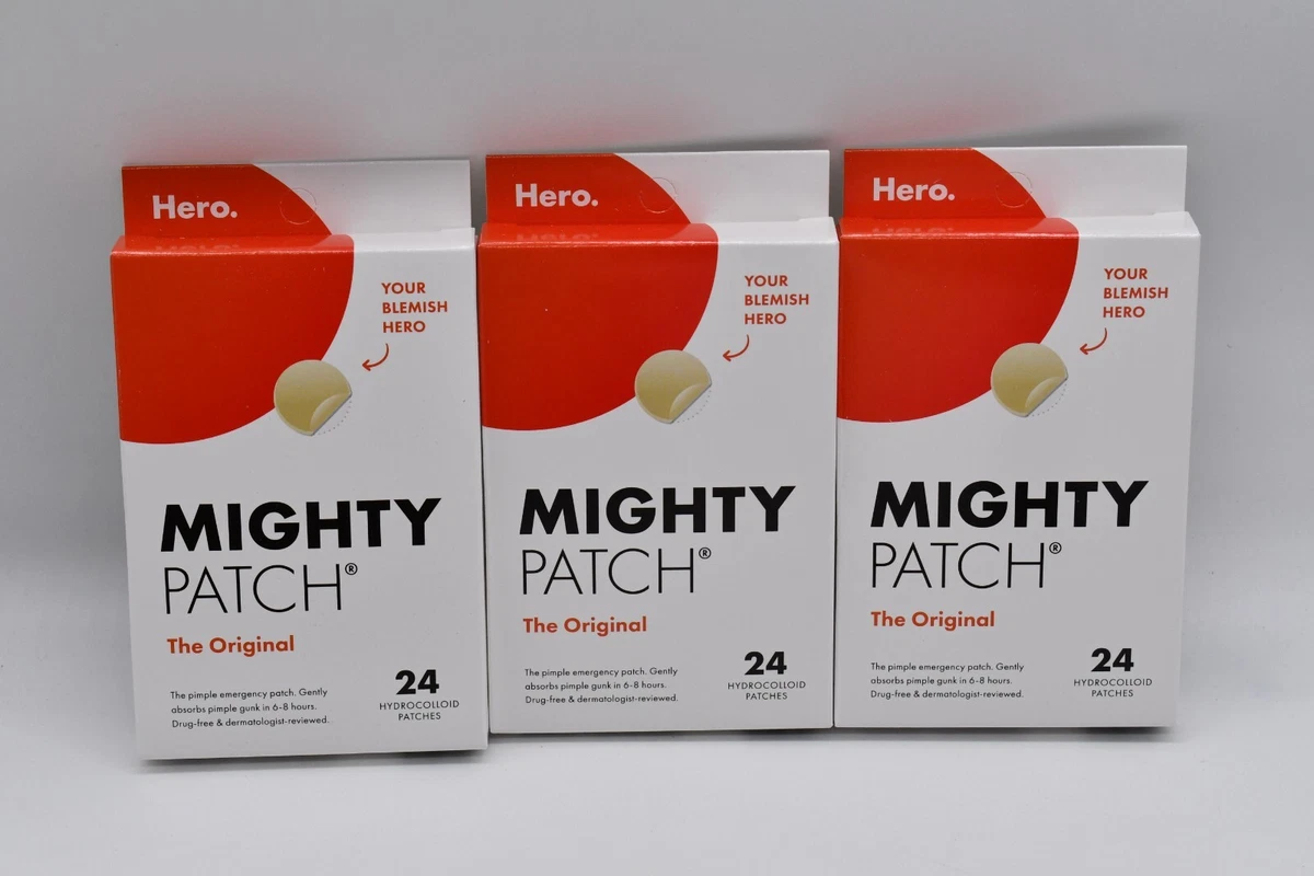 Hero Cosmetics Mighty Patch Original Acne Pimple Patches, 72 Count, 09/2024