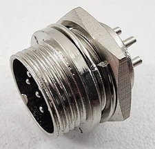 Workman C-6P Replacement 6-Pin CB Radio Microphone Panel Jack Mount C6P