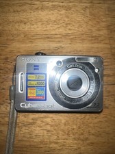 Sony Cyber-shot DSC-W55 7.2MP Digital Camera Silver For PART or REPAIR