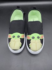 New Star Wars Mandalorian Baby Yoda Black Shoes Size 4