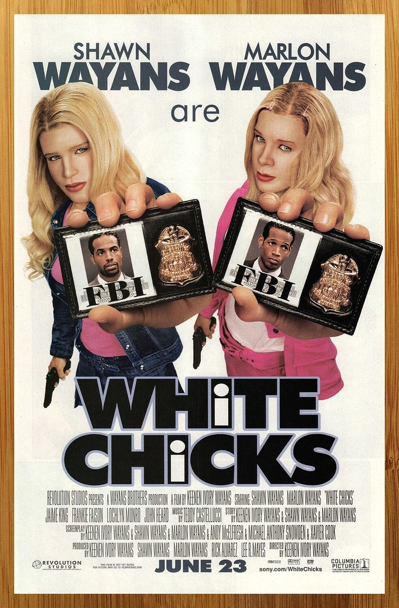 2004 White Chicks Print Ad/Poster Wayans Brothers Comedy Movie Promo Art  00s