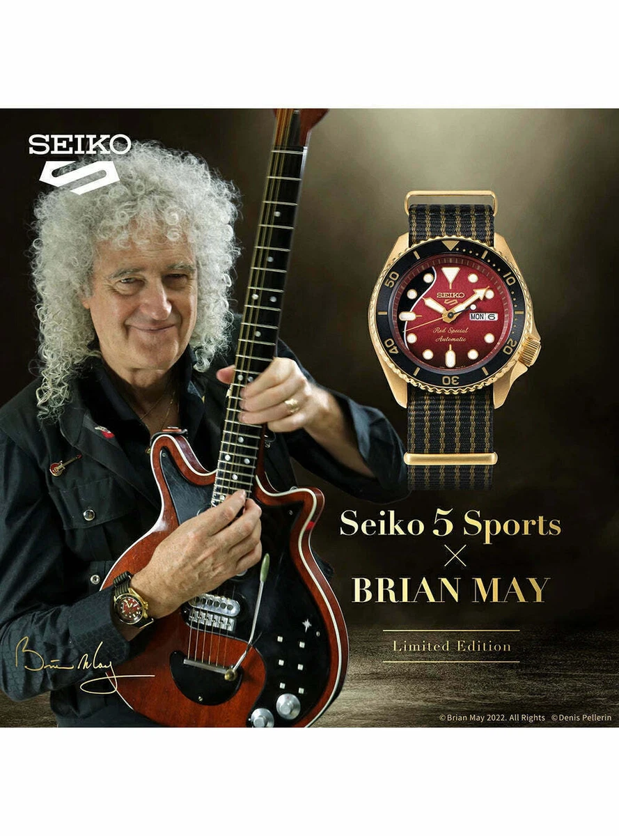 Seiko 5 brian may red special new arrivals