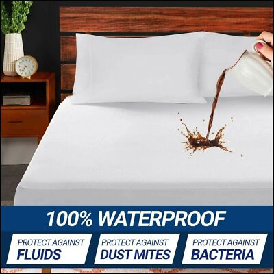 100 % WASSERDICHTER MATRATZENSCHUTZ EXTRA TIEF THERMISCH WARM PASSFORMLAKEN ALLE GRÖSSEN
