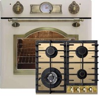 Kaiser Gas Herd Set Eh 6355 Em+Kcg 6335 Elfem Elektro Backofen+Gas Kochfeld 60Cm