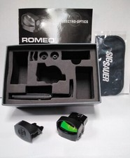 Sig Sauer SOR11000 Romeo1 1x30mm Miniature Reflex-Black-3 MOA Red Dot with Cover