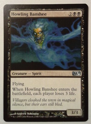 Howling Banshee *Uncommon* Magic MtG x1 M11 SP