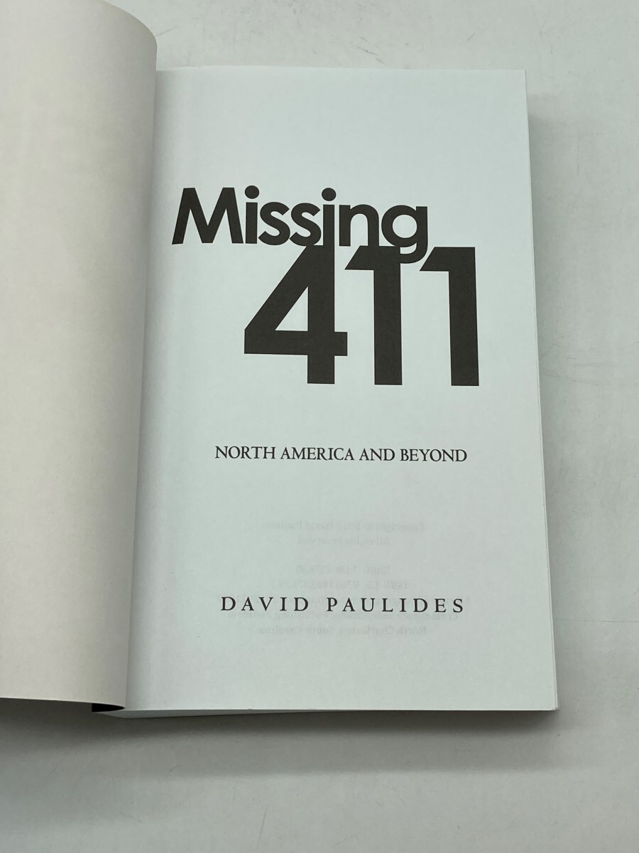 洋書 Missing 411: North America by Paulides s-l640.jpg
