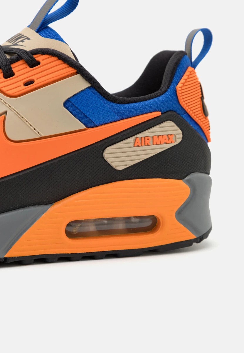 Nike Air Max 90 Drift trainers in Orange and Blue Shoes - Main Image