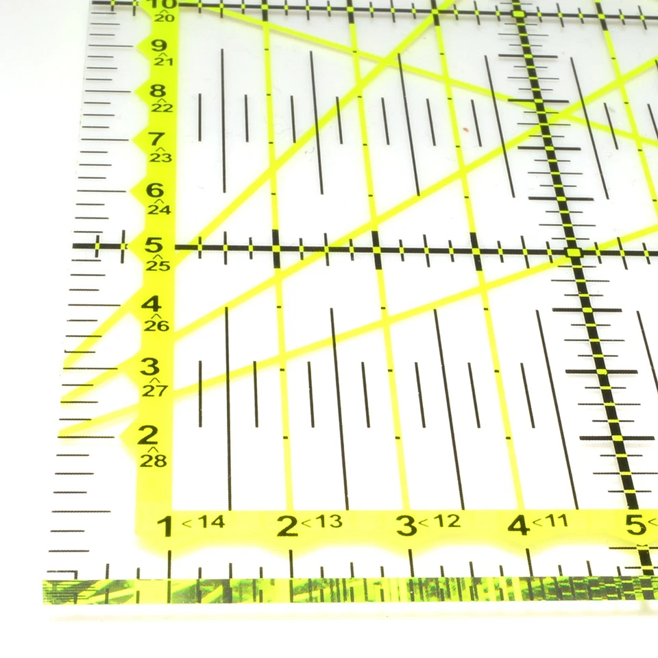 Patchwork Lineal Zentimeterraster viele Farben bunt - Bild 2 von 4