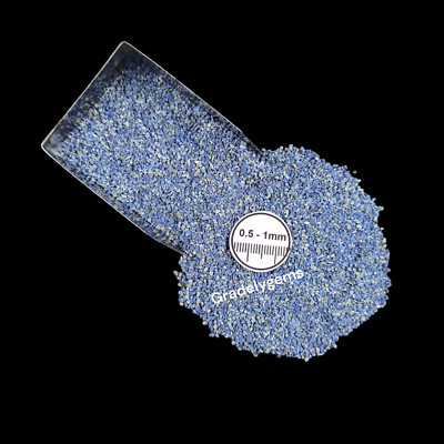 Lapis Lazuli Gemstone Crushed Powder - Royal Blue Radiance for Resin Art, Crafts